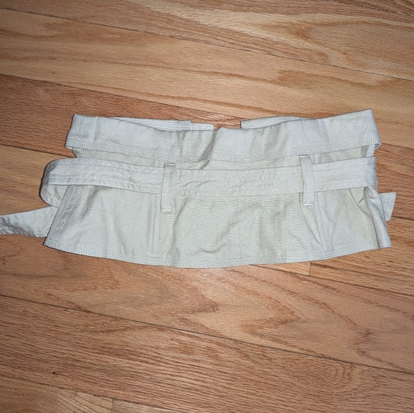 NWT ISABEL MARANT ÉTOILE PRIKA WAIST BUCKLED BELT IN ECRU SIZE 34/2 - Picture 7 of 7